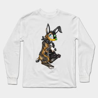 Bobtail BunnyCat: Chimera (Black) Long Sleeve T-Shirt